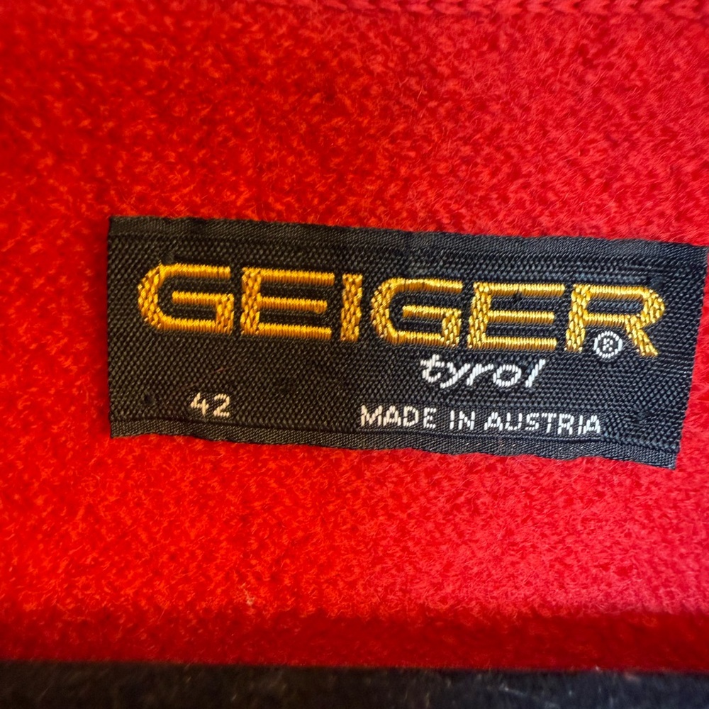 Geiger Red Wool Jacket - Picture 2 of 5